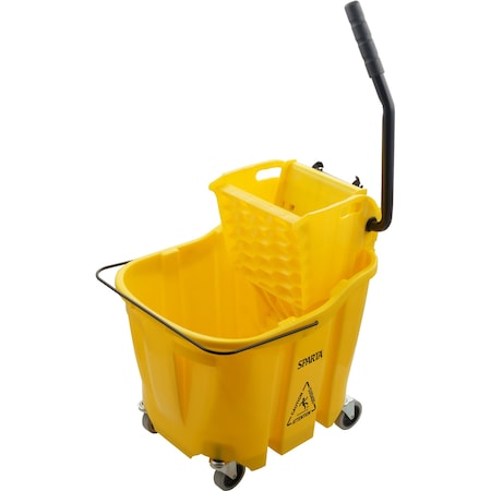 Carlisle Foodservice Mop Bucket Combo Down Press, 35qt 8690404
