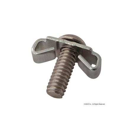 80/20 EndFastener, Steel, Bright, 3/4in, 7/16in 3682