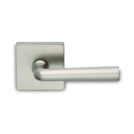 Omnia Lever Square Rose Pass 2-3/8" BS T 1-3/8" Doors Satin Nickel 368 368S/00.PA15