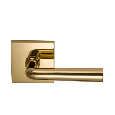 Omnia LVR Square Rose Priv 2-3/4" BS Full Lip 1-3/4" Doors Bright Brass 368 368S/00CF.PR1