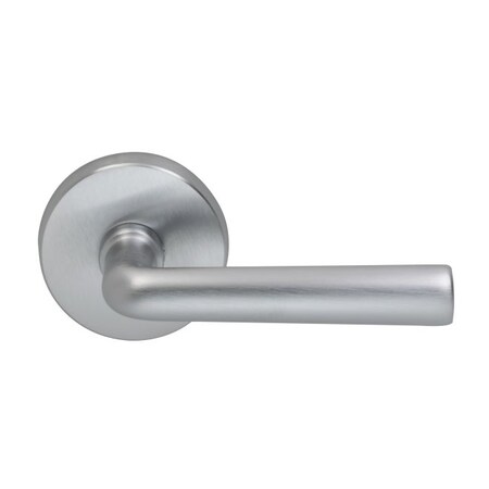 Omnia Lever Privacy 2-3/4" Backset, T Strike, 1-3/4" Door Satin Chrome 368 368/00C.PR3