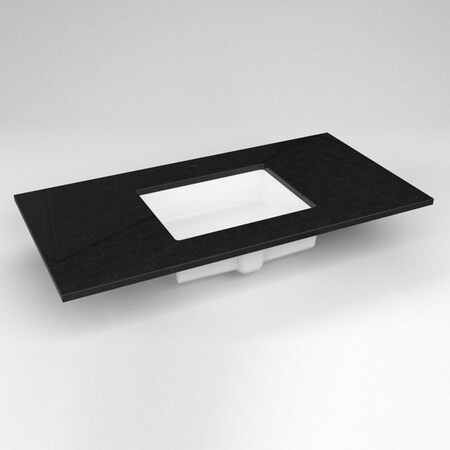 Robern Vf Top, Single-Hole Lava Black, 43"X22" TF43UCO90-1