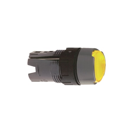 Schneider Electric Push Button Operator, Flush, Momentary Action, Not Applicable Release, Illuminated, Yellow ZB6AW5