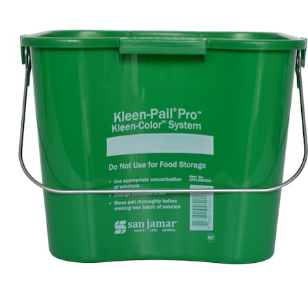 Kleen-Pail Bucket Color 6 Quart, Green KPP196KCGN