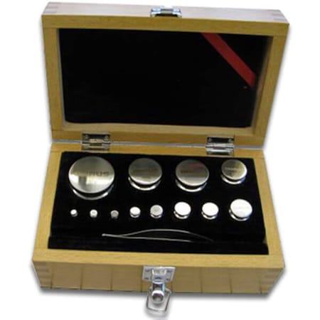 Ohaus Calibration Weight Set, 1 to 500g, 13Piecs 80850114