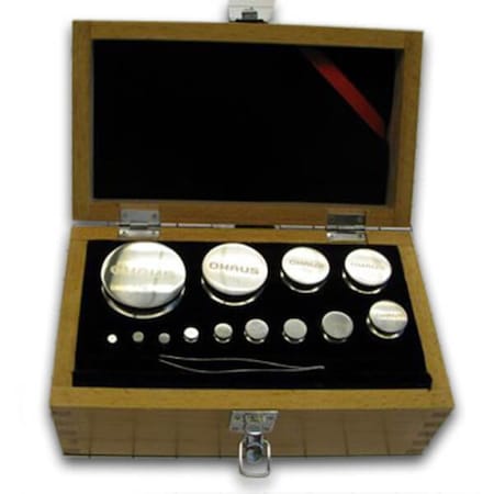 Ohaus Calibration Weight Set, 1 to 1000g, 14Pces 80850115