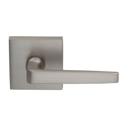 Omnia Lever Square Rose Pass 2-3/4" BS T 1-3/8" Door Satin Nickel 36 36S/00A.PA15