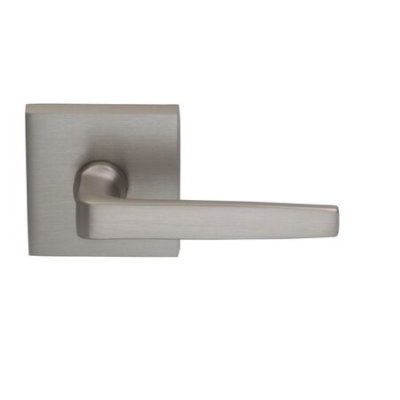 Omnia Lever Square Rose Priv 2-3/4" BS T 1-3/8" Door Satin Nickel 36 36S/00A.PR15