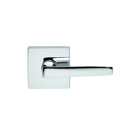Omnia LVR Square Rose Pass 2-3/4" BS Full Lip 1-3/8" Door Bright Nickel 36 36S/00AF.PA14