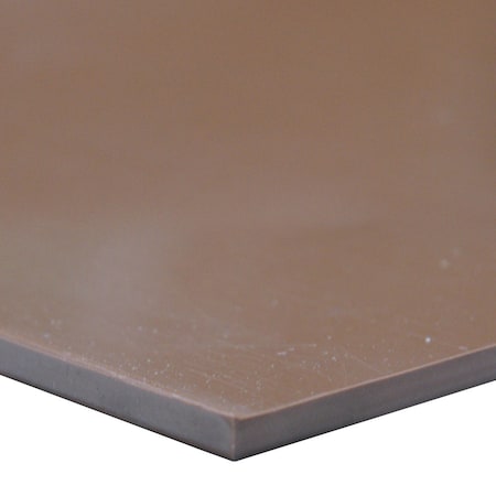 Rubber-Cal Silicone Sheet - 50A - Smooth Finish - No Backing - 0.032" Thick x 36" Width x 24" Length - Brown 36-005N-032