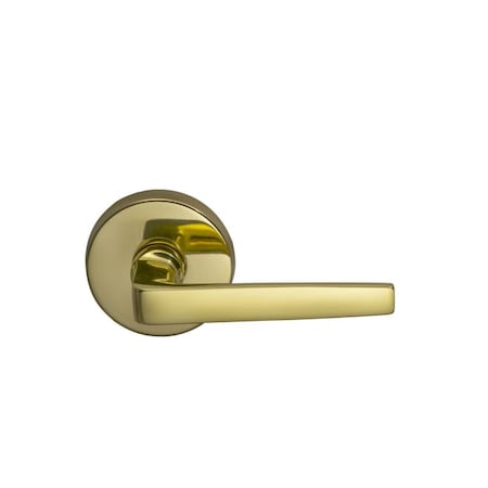 Omnia Lever Privacy 2-3/4" Backset, T Strike, 1-3/4" Door Bright Brass 36 36/00C.PR1