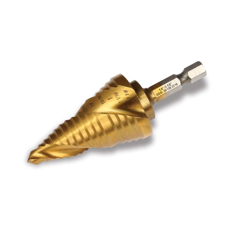 Ideal Spiral Step Bit 4 Pc Kit 36-700