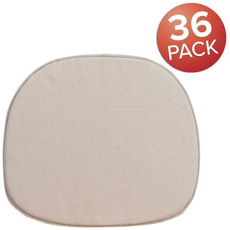 Flash Furniture Natural Thin Cushion, PK36 36-XU-THIN-GG