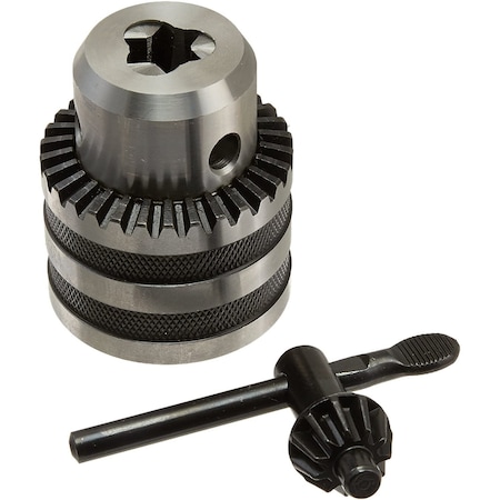 HHIP 1/32-1/2" JT6 Drill Chuck With Key 3700-0103