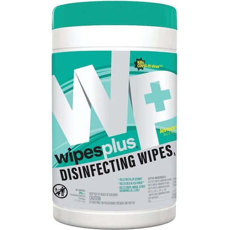 Wipes Plus The 75 ct Disinfect ing Surface, PK6 33711