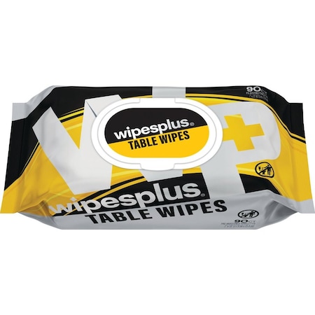 Wipes Plus The 90 ct Table Wipes, Refill, PK12 37665