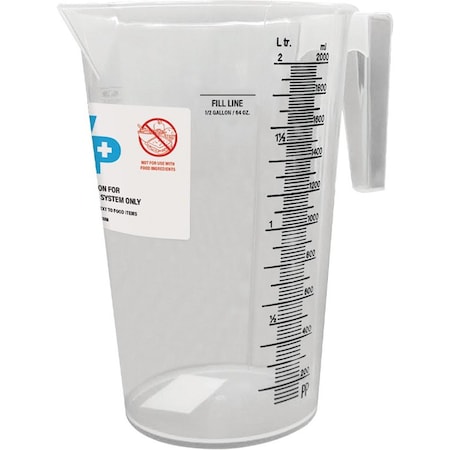 Wipes Plus The Measuring Cup 64 oz, Clear, PK24 38120
