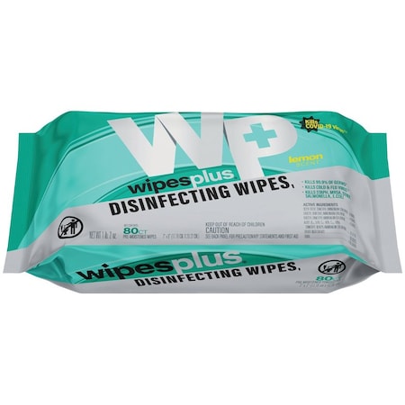 Wipes Plus Disinfecting Surface Wipes, PK12 37701