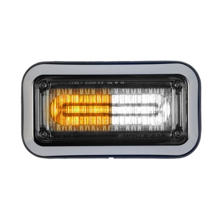 Code 3 LED Prizmii, Steady Burn, Bezel, A/W, 3"X7" 3722CAWBZ