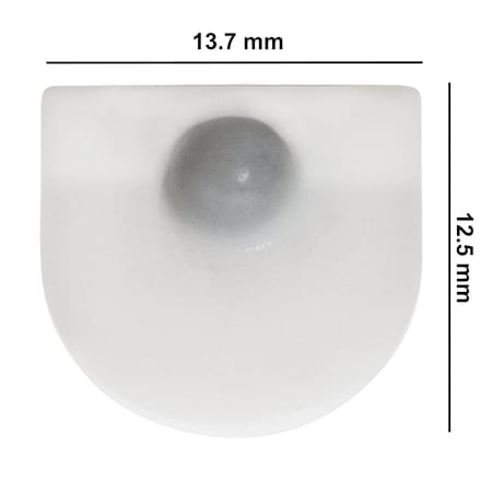 Bel-Art Half-Round Magnetic Stirring Bar Magnet F37136-0000