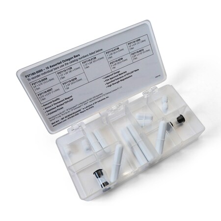 Sp Bel-Art Spinbox PTFE Octagon Stir Bar Assortment F37180-0000