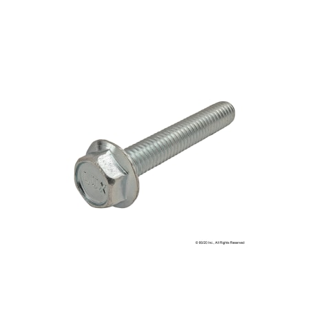 80/20 Flg Hex Head Bolt Brt Znc 5/16-18X2.00" 3753
