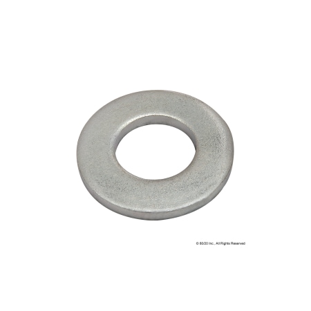 80/20 Flat Washer, For Screw Size 5/16" , Steel Zinc Plated Finish 3760