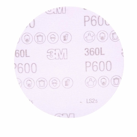 3M Film Disc, 360L, P600, 5"X NH 7100142945