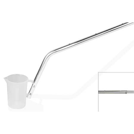 Bel-Art Bel-Art Adjustable Water Sample Dipper: 3ft to 9ft, 1000ml, Plastic F37807-0000