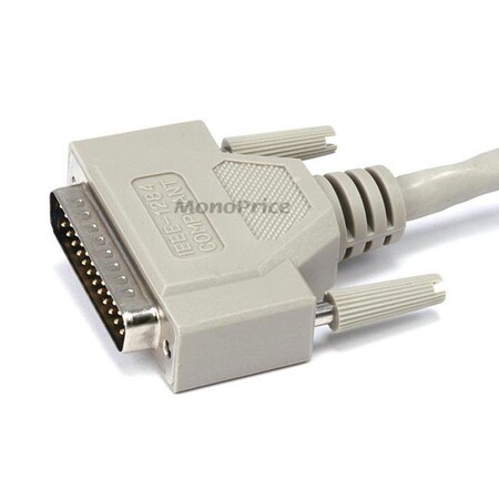 Male to DB25 Male Premium External Cable QVS 10ft SCSI HPDB50 MicroD50 Male to DB25 Male Premium External Cable QVS 10ft SCSI HPDB50 MicroD50