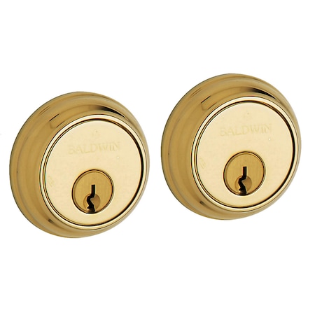 Baldwin Estate Unlacquered Brass Deadbolts 8021.031