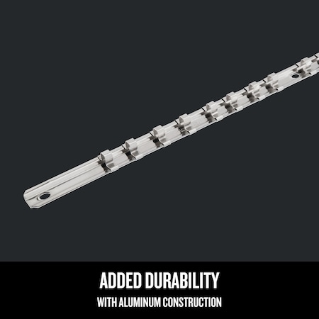Craftsman Aluminum socket rail for durable storage, CMMT99400 CMMT99400
