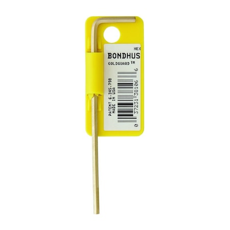 Bondhus SAE L-Shape Hex Key, 9/16