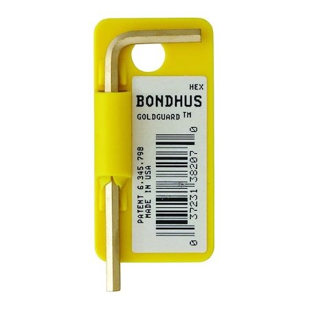 Bondhus SAE L-Shape Hex Key Hex Key, 9/16" Tip Size 38217