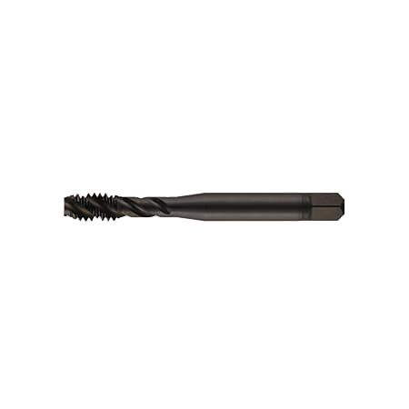 YMW TAPS Spiral Flute Tap, 7/16"-14, 4 Flutes, TIN 384919