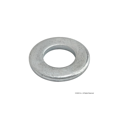 80/20 Flat Washer, For Screw Size M8 , Steel Zinc Plated Finish 3860