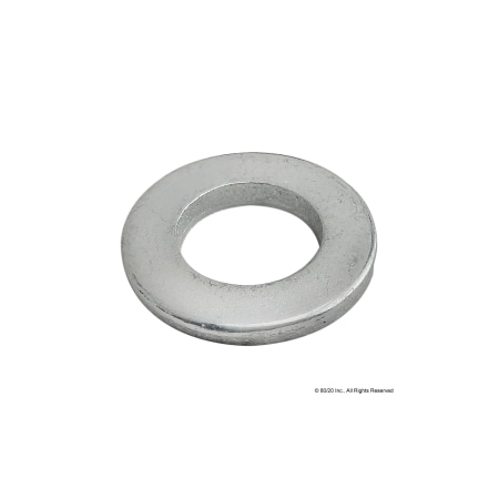 80/20 Flat Washer, For Screw Size M6 , Steel Zinc Plated Finish 3861