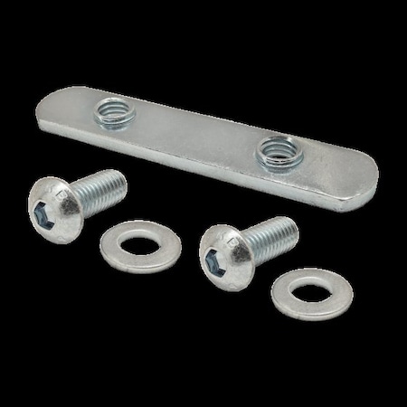 80/20 M8-1.25 Socket Head Cap Screw, Button, Bright Zinc Plated Steel, 20 mm Length 3863