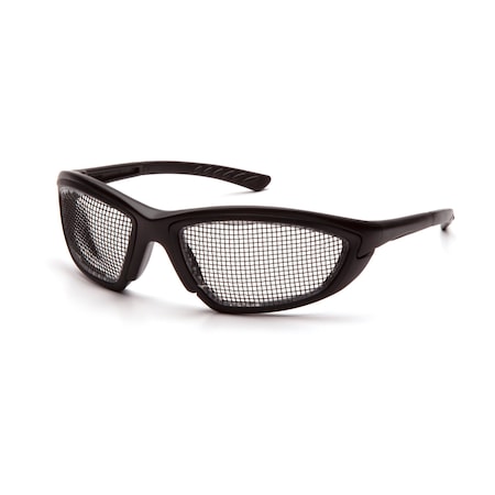 Pyramex Safety Glasses, Black Lens, Black Frame, Full-Frame SB74WMD