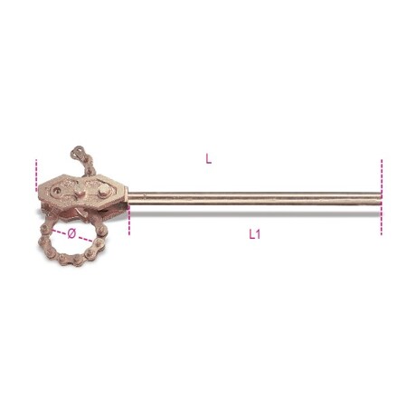 Beta 100mm Pipe Wrench, 003860806