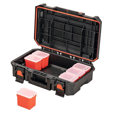 Craftsman TRADESTACK Tool Suitcase, Black, 21-1/4 in W x 14-1/2 in D x 6-1/2 in H CMST21415