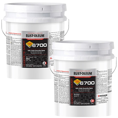 Rust-Oleum Epoxy Coating, High Gloss Finish, Clear, Solvent Base 389119
