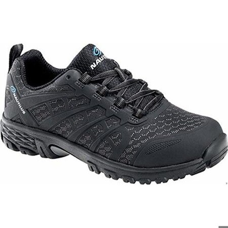Nautilus Safety Footwear Men Soft Toe Size 9.5 STRATUS SOFT TOE PR, MENS PR, Black, 9.5, Wide N4611-9.5W
