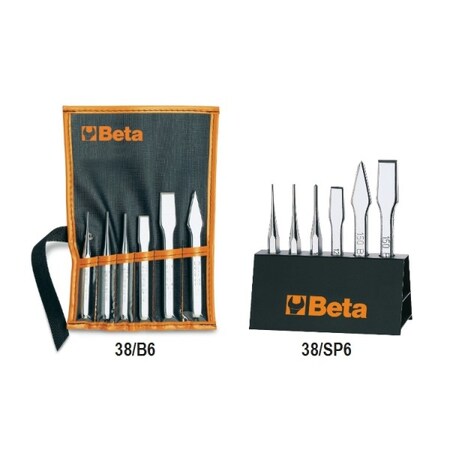 Beta Chisel Punches Set, 6 pcs. 000380009