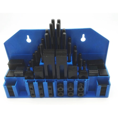 HHIP 58 Piece 3/8" T-Slot Clamping Kit With 5/16-18 Stud & 3/8" T-Nut 3900-2110