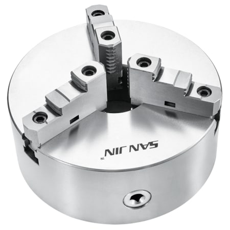 Hhip 6" 3-Jaw Top Reversible Self Centering Plain Back Lathe Chuck 3900-3401