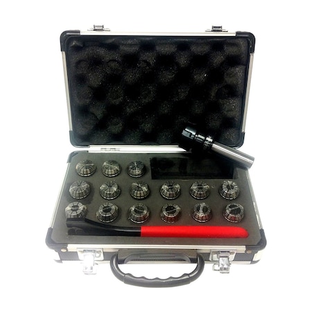 Hhip ER-25 3/4" Straightshank Spring Collet Chuck Set 3900-2575