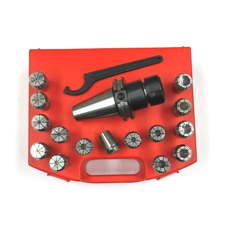 Hhip ER-25 CAT40 V-Flange Spring Collet Chuck Set 3900-4023