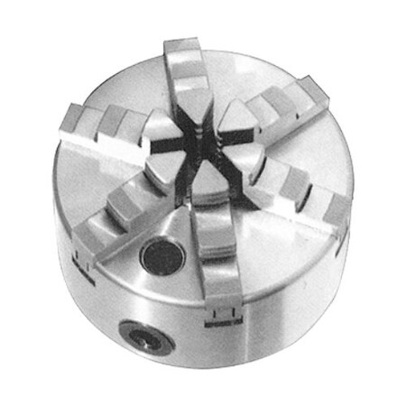 Hhip 6" 6-Jaw Self-Centering Plain Back Lathe Chuck 3900-4555