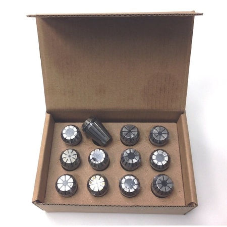 Hhip 1/16 to 1/2" ER20 12 Piece Spring Collet Set 3900-5205